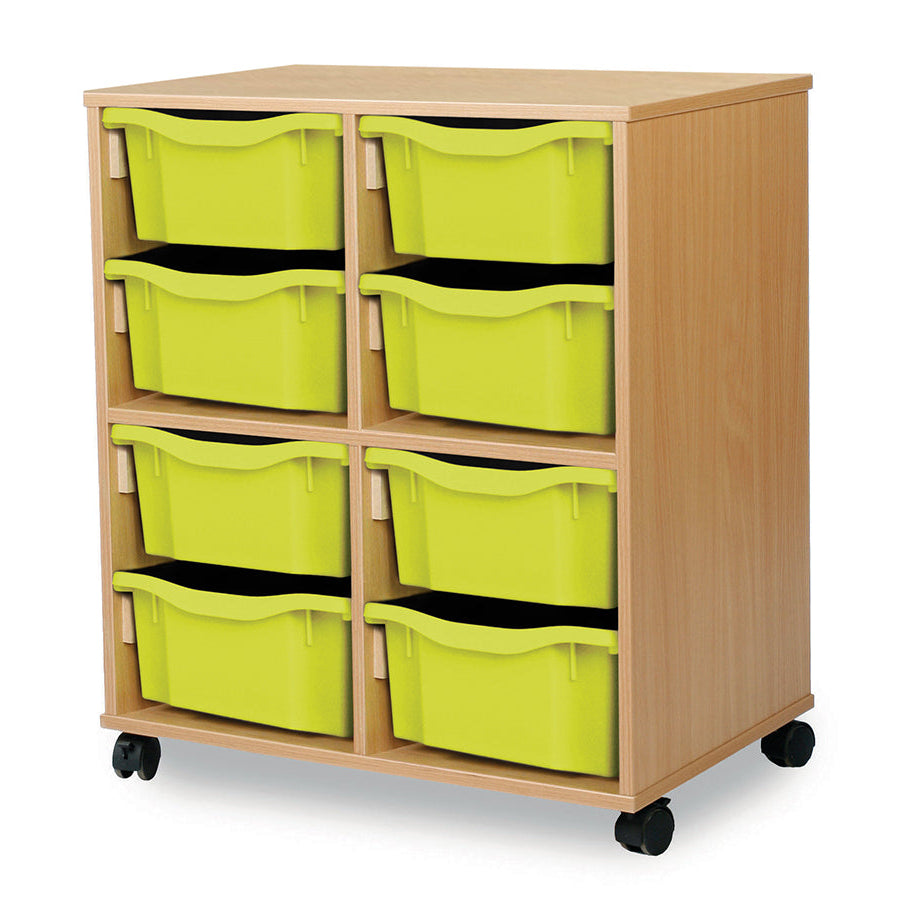 Monarch Allsorts Tray Units 8 Double Tray Unit Beech Lime Monarch trays