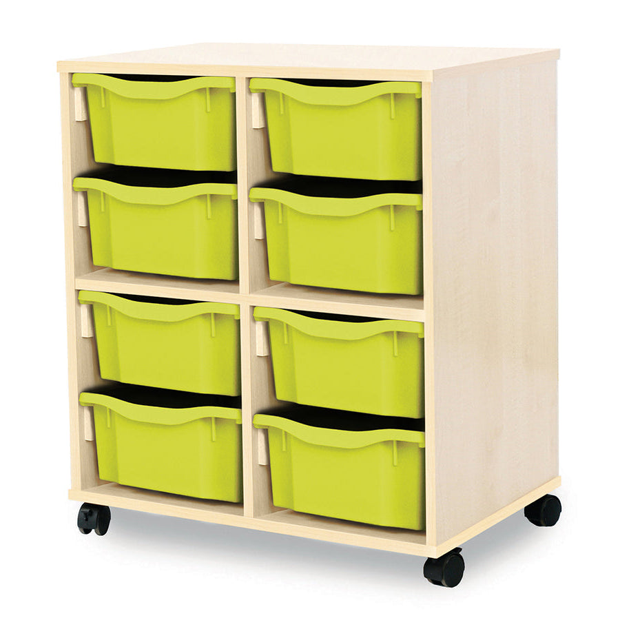 Monarch Allsorts Tray Units 8 Double Tray Unit Maple Lime Monarch trays