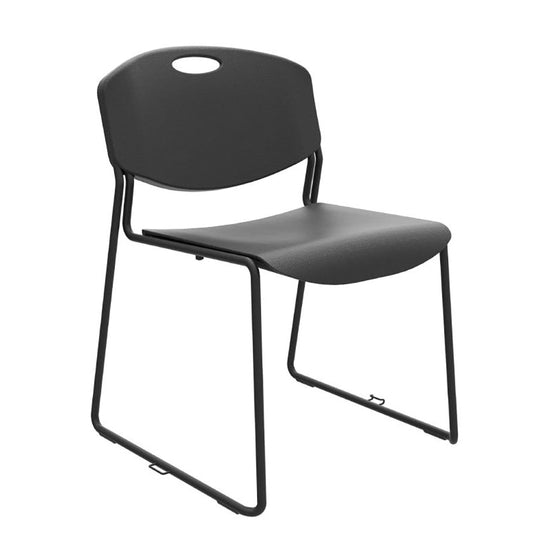 Monza Stacking and Linking Chair Black 1
