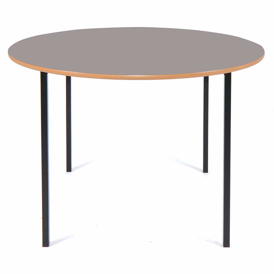 Morleys Fully Welded Classroom Table 1100 Circular MDF Edge 3