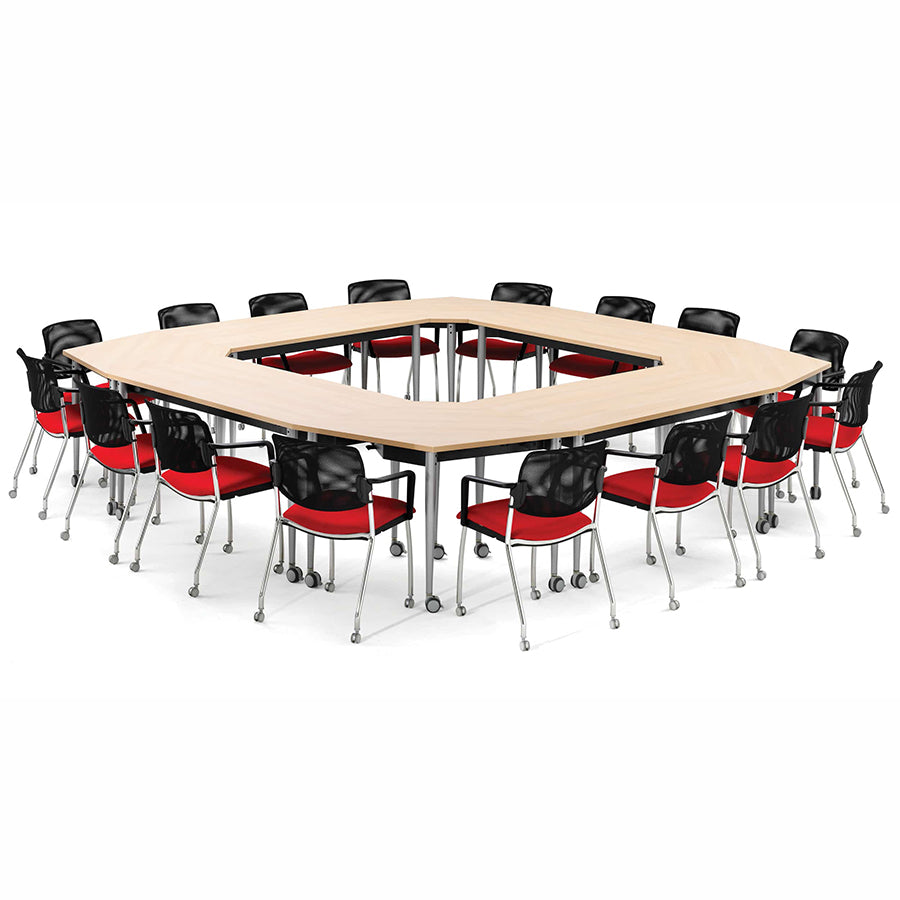 Four Konnect Rectangular Table