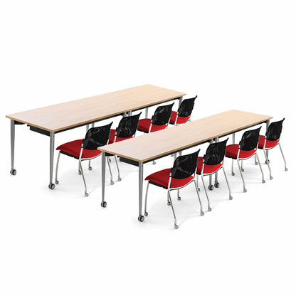 Four Konnect Rectangular Table