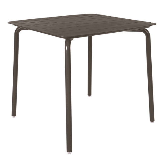 Breeze Aluminium Slatted Square Table