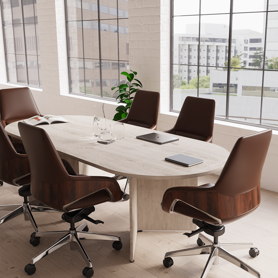Impulse Arrowhead Leg Boardroom Table