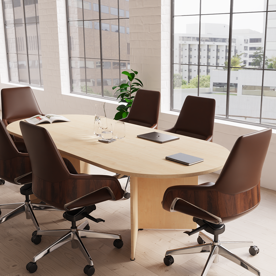 Impulse Arrowhead Leg Boardroom Table