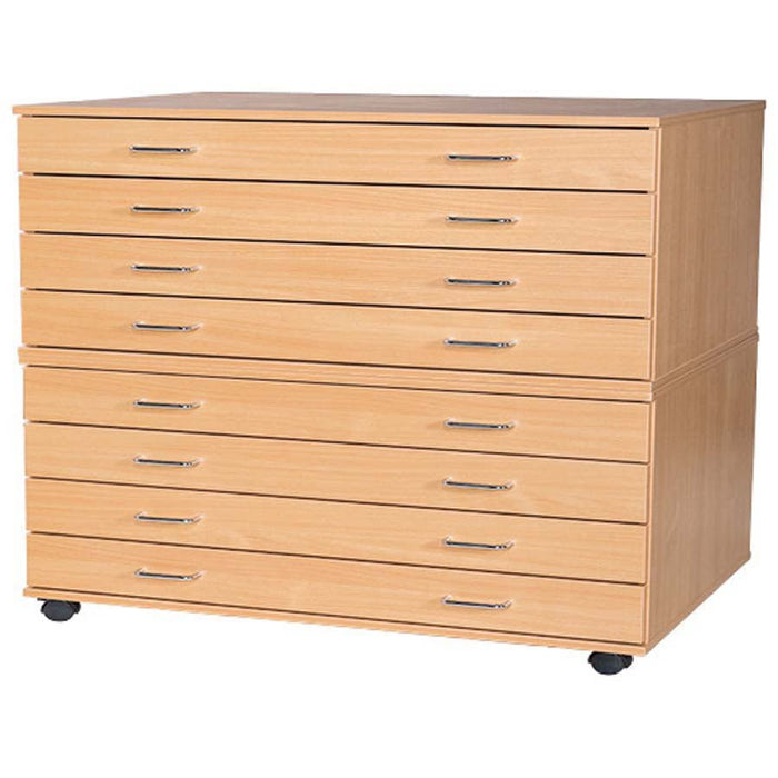 Smart Storage  8 Drawer A2 Mobile Planchest