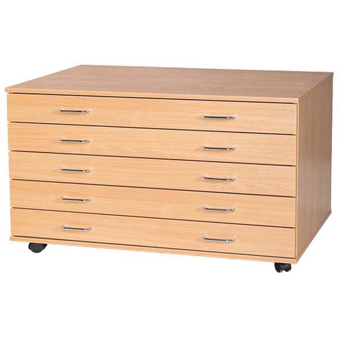 Smart Storage  5 Drawer A2 Mobile Planchest
