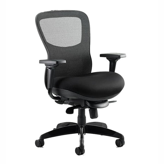 Stealth Shadow High Mesh Back Ergonomic Posture Chair with Arms