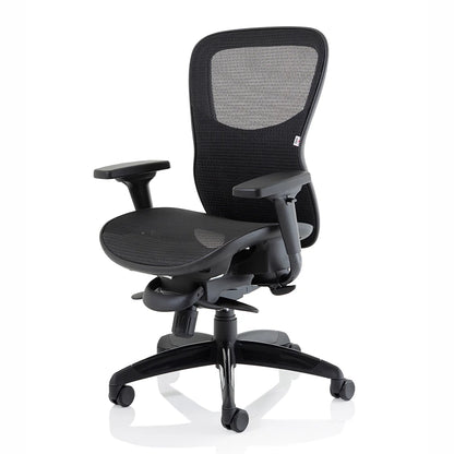 Stealth Shadow High Mesh Back Ergonomic Posture Chair with Arms