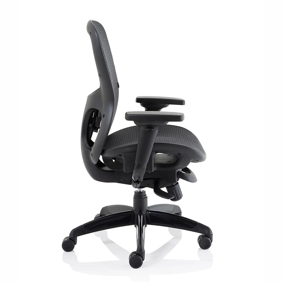 Stealth Shadow High Mesh Back Ergonomic Posture Chair with Arms