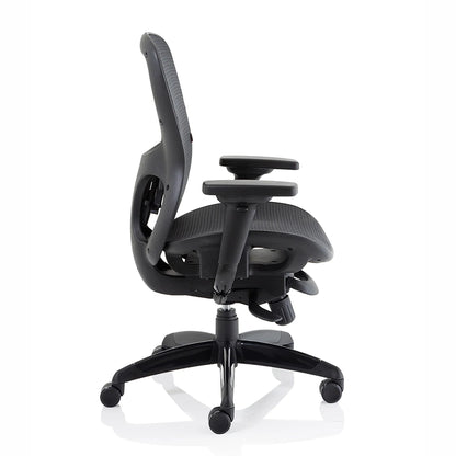 Stealth Shadow High Mesh Back Ergonomic Posture Chair with Arms