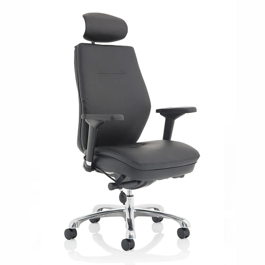 Domino High Back Black Ergonomic Posture Chair