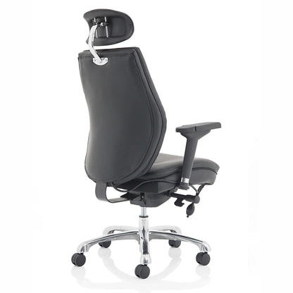 Domino High Back Black Ergonomic Posture Chair