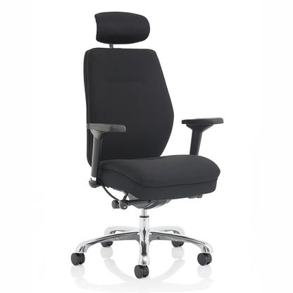 Domino High Back Black Ergonomic Posture Chair