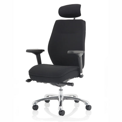 Domino High Back Black Ergonomic Posture Chair