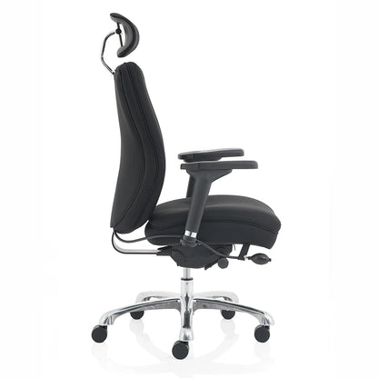Domino High Back Black Ergonomic Posture Chair