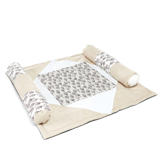 Natural Mat and Bolsters