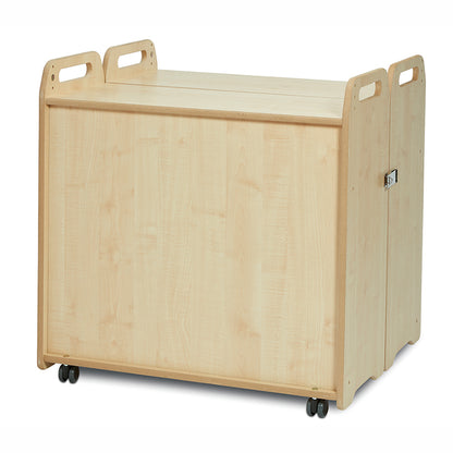Pack-Away Cabinet with 12 Clear Tubs or Baskets