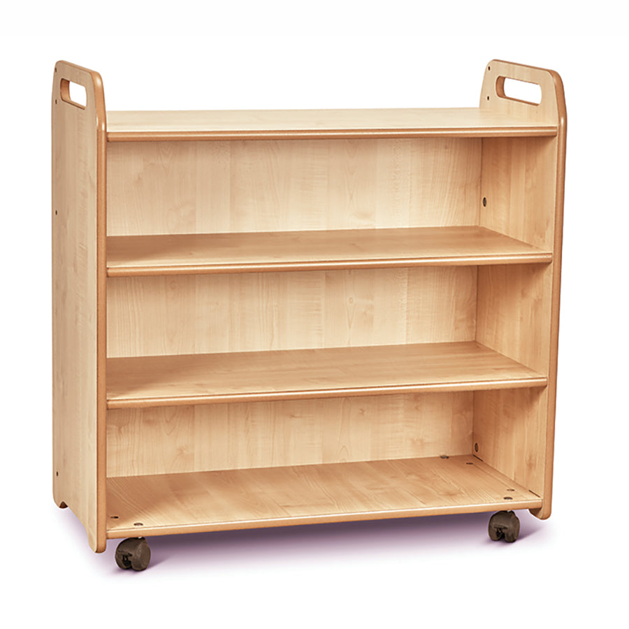 Mobile Shelf with Mirror Back