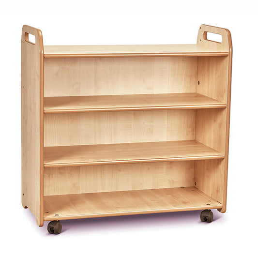 Mobile Shelf with Mirror Back