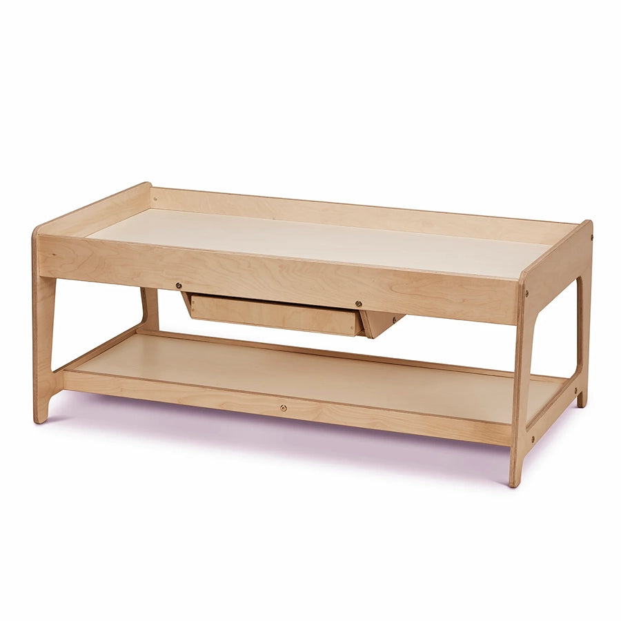 Investigative Play Table with 4 Clear Tubs or Baskets
