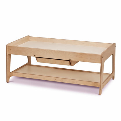 Investigative Play Table with 4 Clear Tubs or Baskets