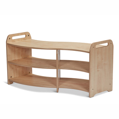 Tall S-shape Open Sweep Shelving Unit