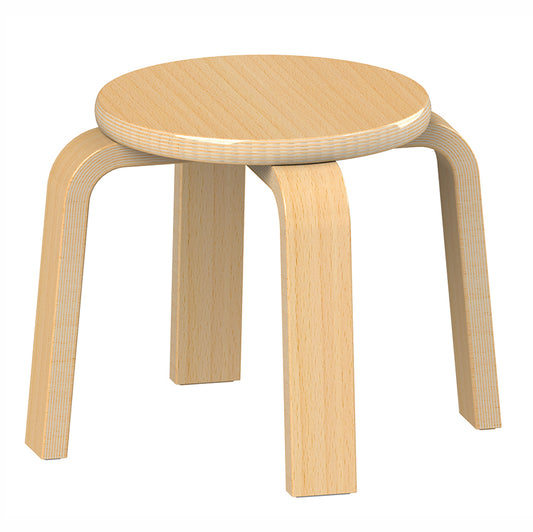 Wooden Stacking Stool - Pack of 4