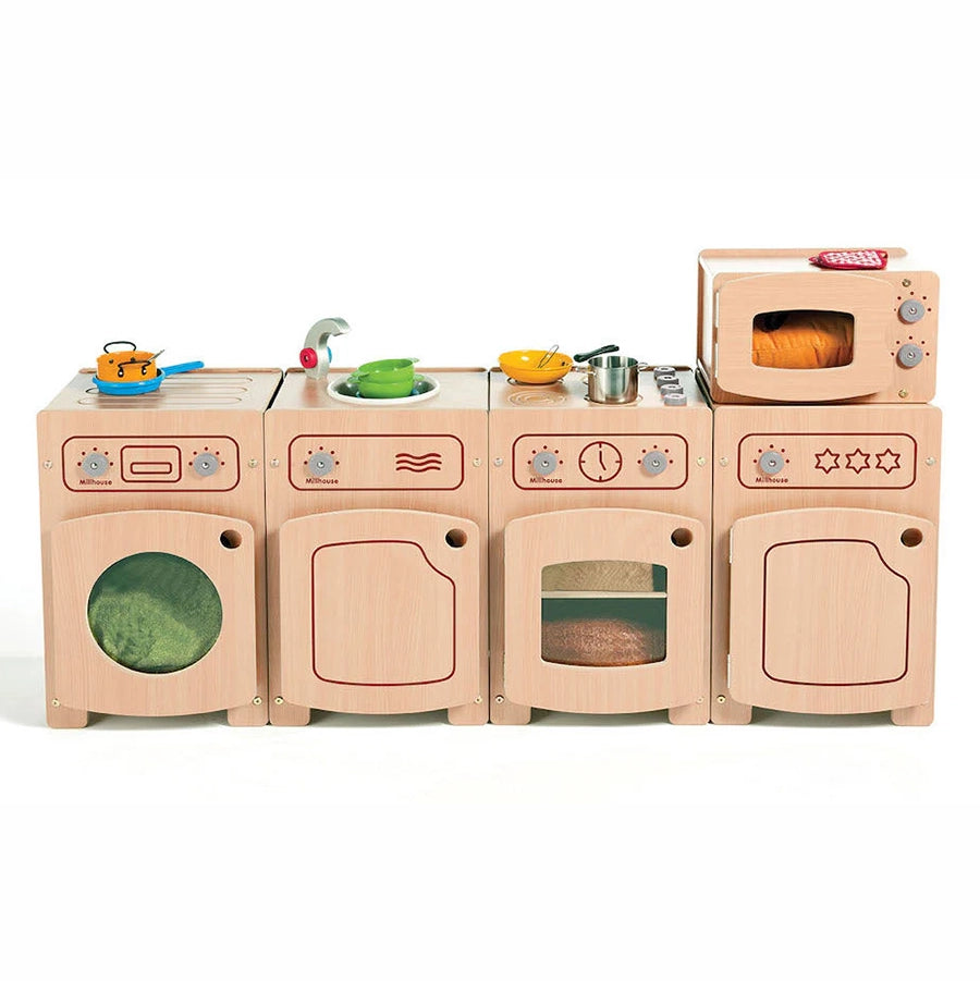 Stamford Kitchen Set (Microwave, Sink, Fridge, Washer & Cooker)