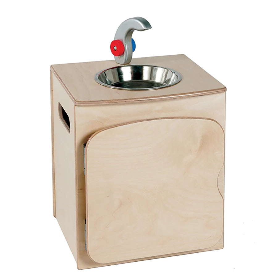 Natural Kitchen Set of 4 - Cooker, Sink, Washer, Storage Dresser (H400mm)