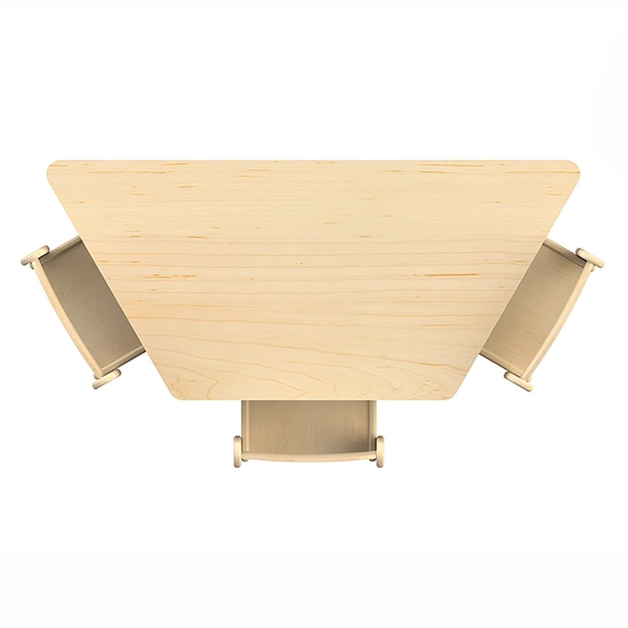 Trapezoid Table Height Adjustable (W1120mm)
