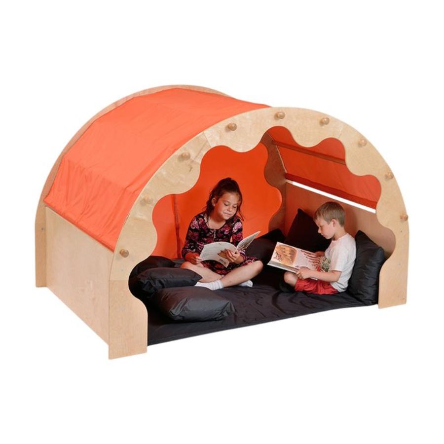 Play Pod & Canopy & 2 Sets Of Curtains 6 Scatter Cushions & Large Mat