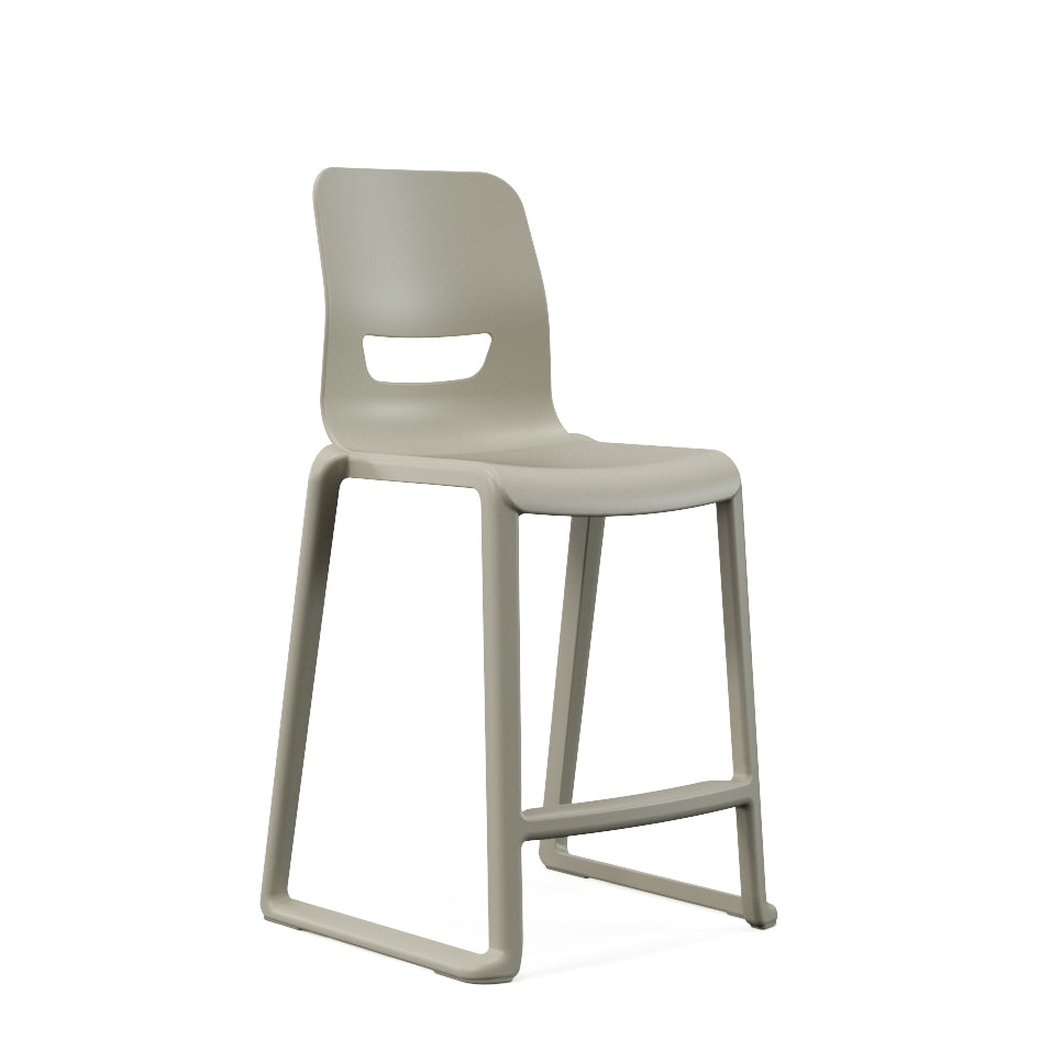 Postura+ One Piece High Back Stool