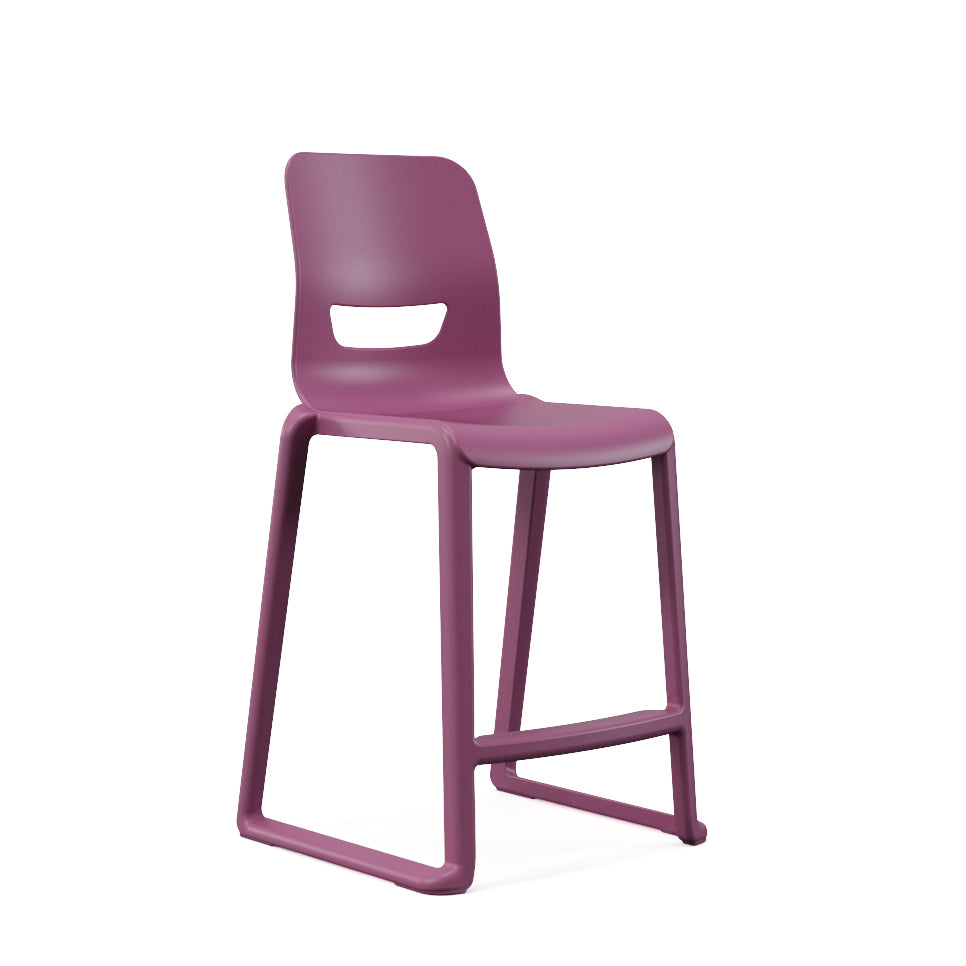 Postura+ One Piece High Back Stool