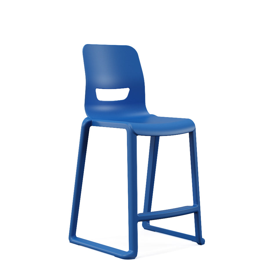 Postura+ One Piece High Back Stool