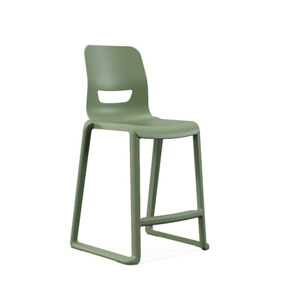 Postura+ One Piece High Back Stool