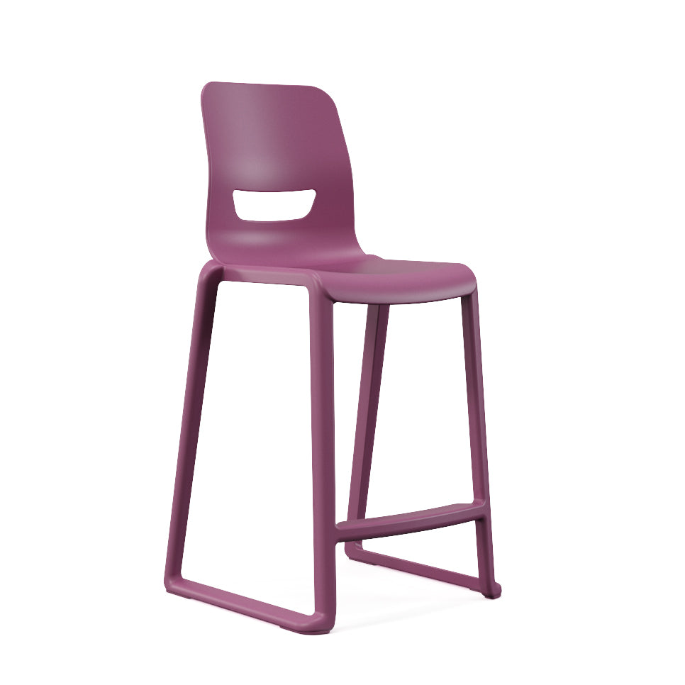 Postura+ One Piece High Back Stool