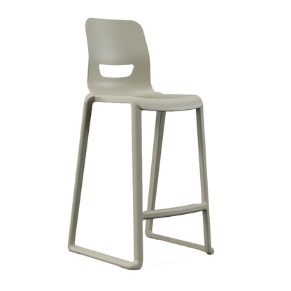 Postura+ One Piece High Back Stool