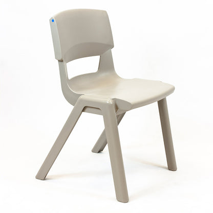 Postura+ One Piece Poly Chair Ash Grey