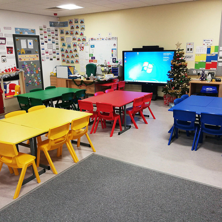 Postura+ One Piece Poly Chair Core Colours Lifestyle Image