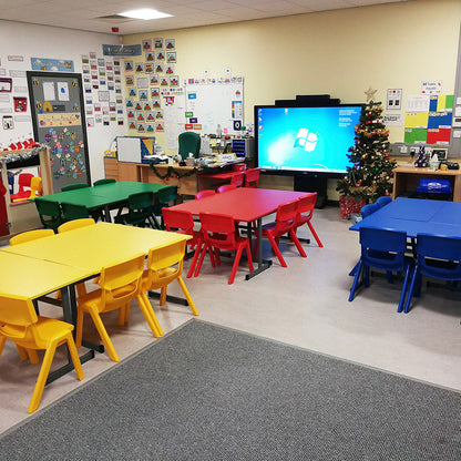 Postura+ One Piece Poly Chair Core Colours Lifestyle Image