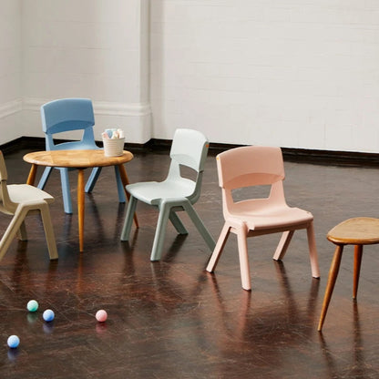 Postura+ One Piece Poly Chair Naturals Lifestyle Image 3