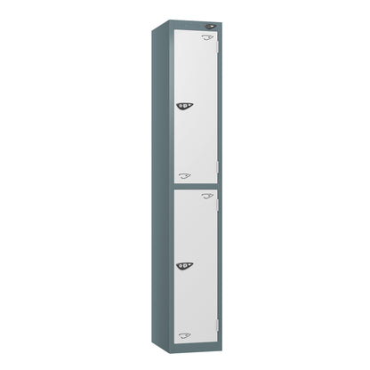 Pure Prime 2 Door Sloping Top Locker H1950/1800xW300xD380mm