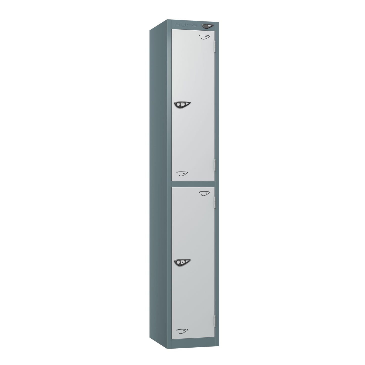 Pure Prime 2 Door Sloping Top Locker H1950/1800xW300xD380mm