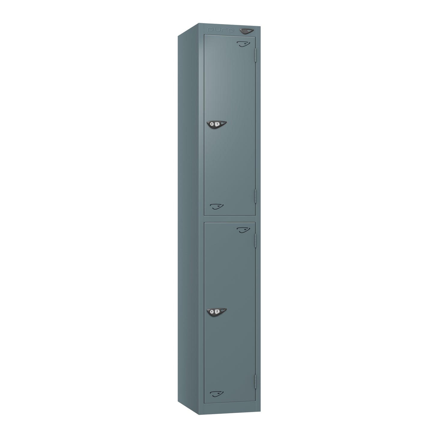 Pure Prime 2 Door Sloping Top Locker H1950/1800xW300xD380mm