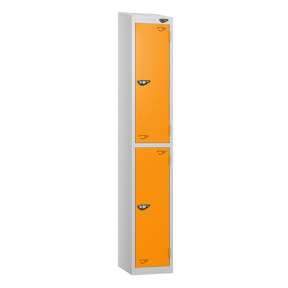 Pure Prime 2 Door Sloping Top Locker H1800xW300xD380mm