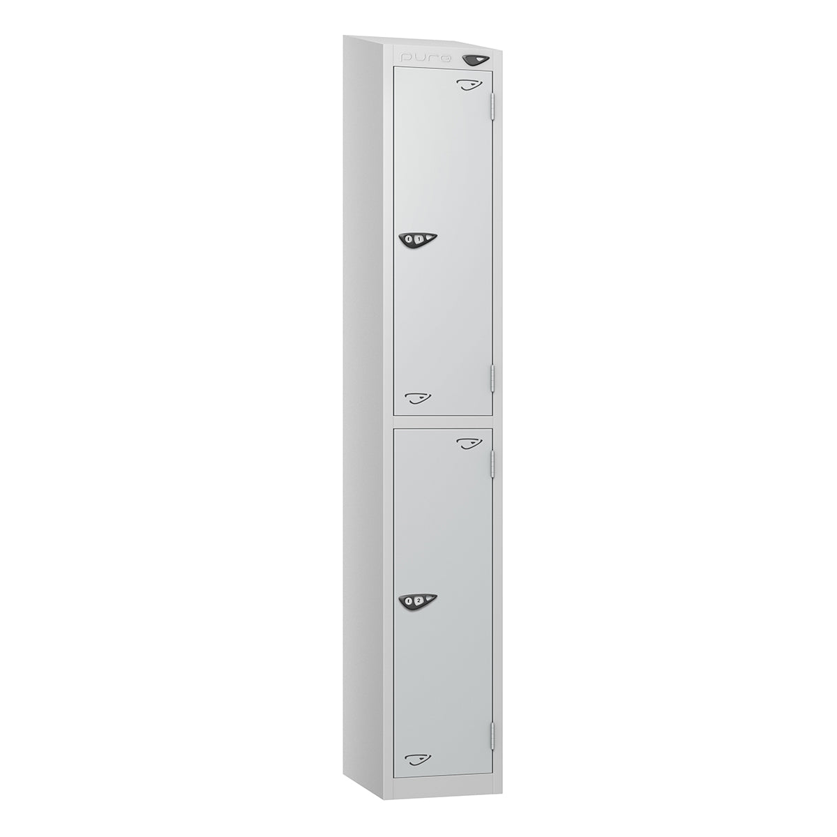 Pure Prime 2 Door Sloping Top Locker H1800xW300xD380mm