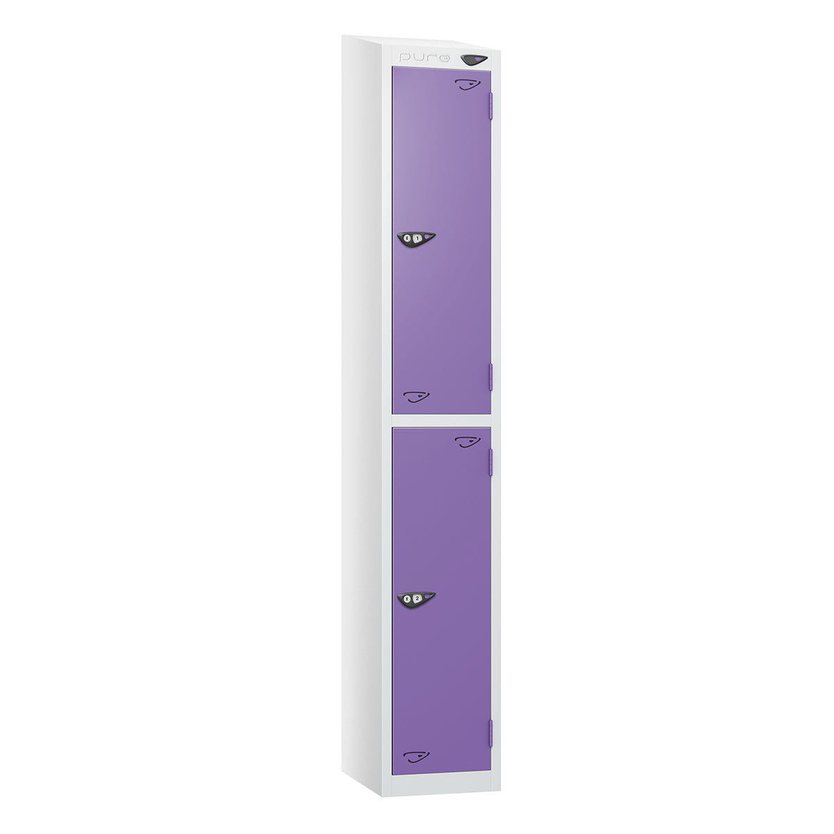 Pure Prime 2 Door Sloping Top Locker H1800xW300xD380mm