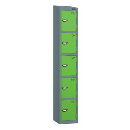 Pure Prime 5 Door Sloping Top Locker H1800xW300xD380mm