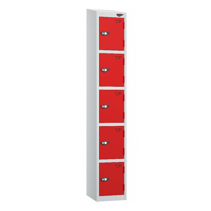 Pure Prime 5 Door Sloping Top Locker H1800xW300xD380mm